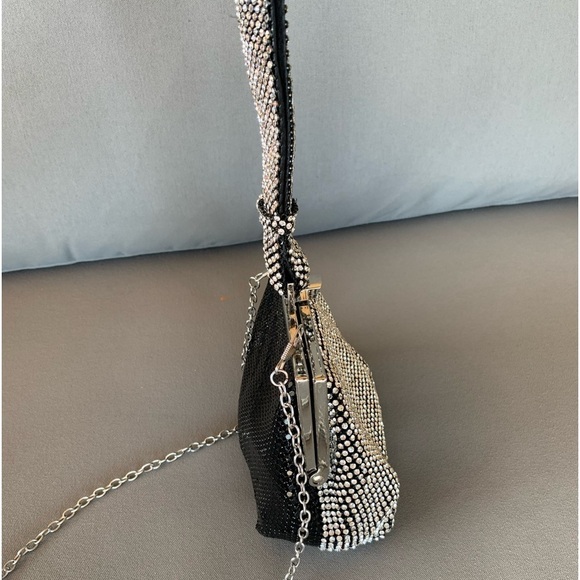 Rhinestone‎ Sequin Mini Bag Wrist Crossbody - Picture 10 of 15